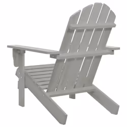 VidaXL 45702 chaise d'extérieur Terrace Siège rembourré Bois de pin Gris - Vue supplémentaire 4