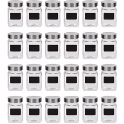 Nos bocaux de conservation en verre avec couvercle argenté ont une capacité maximale de 300 ml et sont idéaux pour stocker du ...