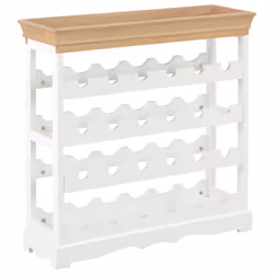 VidaXL 280065, Panneaux MDF, Marron, Blanc