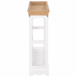 VidaXL 280065 porte-bouteilles Panneaux MDF Marron, Blanc - Vue supplémentaire 4
