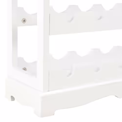VidaXL 280065 porte-bouteilles Panneaux MDF Marron, Blanc - Vue supplémentaire 6