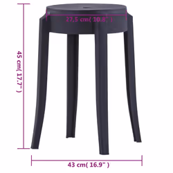 VidaXL 247278 Tabouret de bar - Vue supplémentaire 7