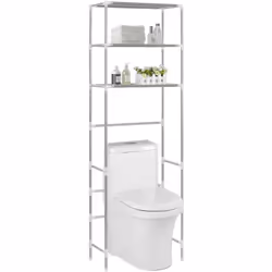 Le support de rangement à 3 niveaux au-dessus de la toilette sera certainement votre solution idéale pour créer des multiples ...