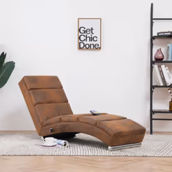 Description générale Notre chaise longue confortable au look élégant et épuré sera un supplément intemporel et pratique à tou ...