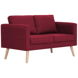 VidaXL 281363 canapé 2 siège(s) Rouge