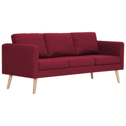 VidaXL 281364 canapé 3 siège(s) Rouge