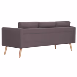 VidaXL 281365 canapé 2 siège(s) Taupe - Vue supplémentaire 4