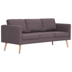 VidaXL 281366 canapé 3 siège(s) Taupe