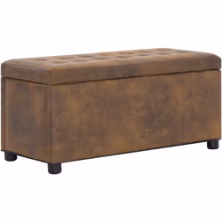Description générale Asseyez-vous et détendez-vous lorsque vous posez vos pieds sur cet élégant pouf de rangement. Ouvrez le  ...