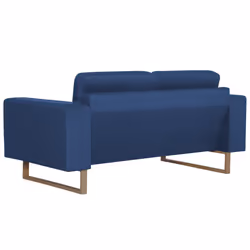 VidaXL 281385 canapé 2 siège(s) Bleu - Vue supplémentaire 4