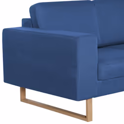VidaXL 281385 canapé 2 siège(s) Bleu - Vue supplémentaire 6