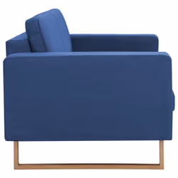 VidaXL 281386 canapé 3 siège(s) Bleu - Vue supplémentaire 4