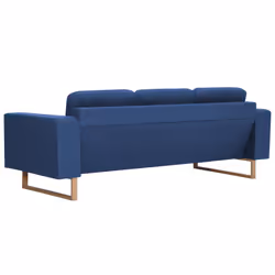 VidaXL 281386 canapé 3 siège(s) Bleu - Vue supplémentaire 5