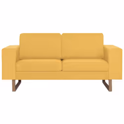 VidaXL 281391 canapé 2 siège(s) Jaune