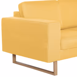 VidaXL 281391 canapé 2 siège(s) Jaune - Vue supplémentaire 6