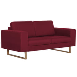 VidaXL 281393 canapé 2 siège(s) Rouge