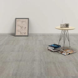 vidaXL Dalles de plancher PVC autoadhésif 5,11 m² gris pointillé