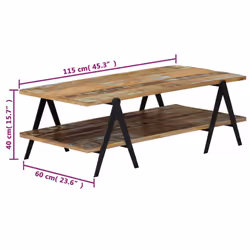 VidaXL 248095 Table à café, latérale et de salon - Vue supplémentaire 7