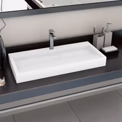 Ce lavabo en fonte minérale constituera un supplément chic et intemporel à toute salle de bain, salle d’eau ou vestiaire. Le  ...