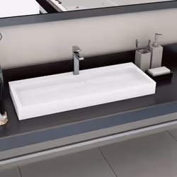Ce lavabo en fonte minérale constituera un supplément chic et intemporel à toute salle de bain, salle d’eau ou vestiaire. Le ...