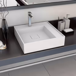 Ce lavabo en fonte minérale constituera un supplément chic et intemporel à toute salle de bain, salle d’eau ou vestiaire. Le  ...
