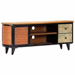 vidaXL Meuble TV 120x30x45 cm Bois de récupération massif - TU