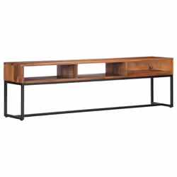 VidaXL 247466, Noir, Bois, Acier, 1600 mm, 300 mm, 450 mm, 1 pièce(s)