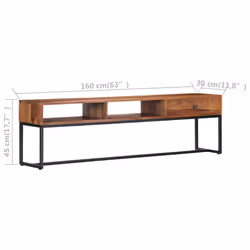 VidaXL 247466 Support TV et centre de divertissement - Vue supplémentaire 8
