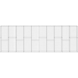 Vidaxl - Mur à gabion avec couvercles Acier galvanisé 600 x 30 x 200 cm