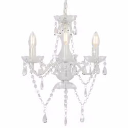 Description générale Avec son design extravagant et fantaisiste, ce lustre avec perles scintillantes sera une déclaration vis ...