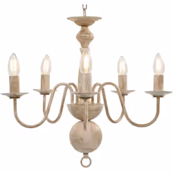 Description générale Avec son design classique et élégant, ce lustre raffiné fera une déclaration visuelle audacieuse et sera ...