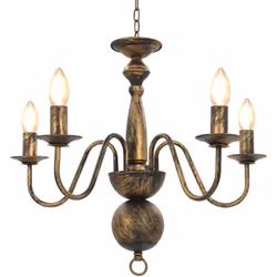 Avec son design classique et élégant, ce lustre raffiné fera certainement une déclaration visuelle audacieuse et sera un accr ...