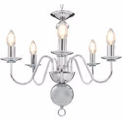 Avec son design classique et élégant, ce lustre raffiné fera certainement une déclaration visuelle audacieuse et sera un accr ...
