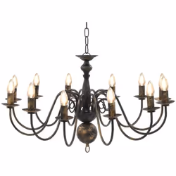 Avec son design classique et élégant, ce lustre raffiné fera certainement une déclaration visuelle audacieuse et sera un accr ...