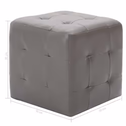 VidaXL 249013 Table de nuit et table de chevet Gris - Vue supplémentaire 5