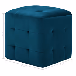 VidaXL 249016 Table de nuit et table de chevet Bleu - Vue supplémentaire 6