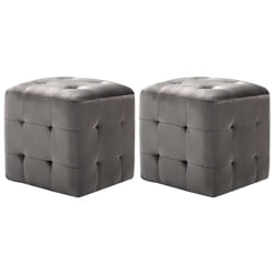 VidaXL 249017 Table de nuit et table de chevet Gris