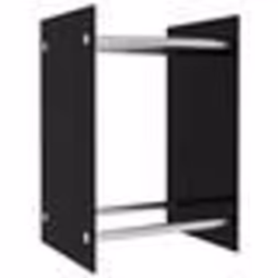 vidaXL Portant de bois de chauffage Noir 40x35x60 cm Verre