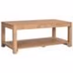 vidaXL Table basse 100x50x40 cm bois de teck massif - TU