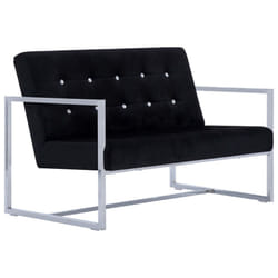 VidaXL 282163 canapé Noir