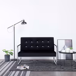 VidaXL 282163 canapé Noir