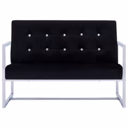 VidaXL 282163 canapé Noir