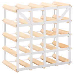 VidaXL 282470 porte-bouteilles Acier, Bois