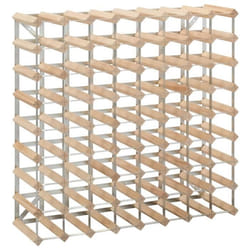 VidaXL 282471 porte-bouteilles Acier, Bois