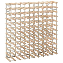 VidaXL 282472 porte-bouteilles Acier, Bois