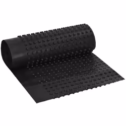 Notre feuille de drainage à fossettes est idéale pour séparer la couche de sol et les murs de fondation, offrant une protecti ...