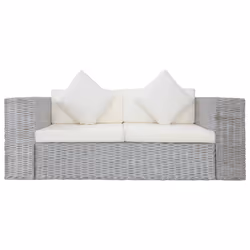VidaXL 283070 canapé 2 siège(s) Crème, Gris