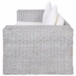 VidaXL 283070 canapé 2 siège(s) Crème, Gris - Vue supplémentaire 5