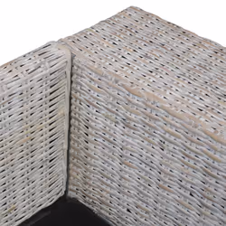 VidaXL 283070 canapé 2 siège(s) Crème, Gris - Vue supplémentaire 6