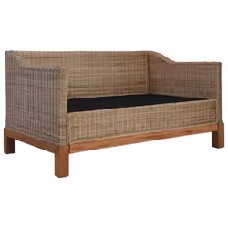 VidaXL 283076 canapé 2 siège(s) Crème, Naturel - Vue supplémentaire 5